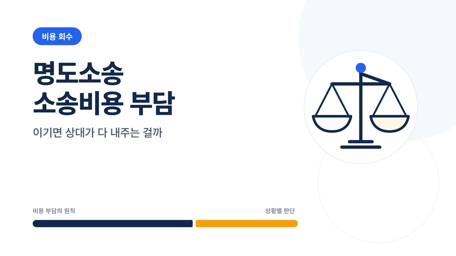 명도소송 소송비용 부담
